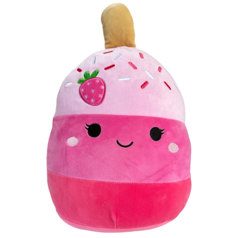 Squishmallows Pama Strawberry Cake Pop 15" Pink Plush Toy Kawaii